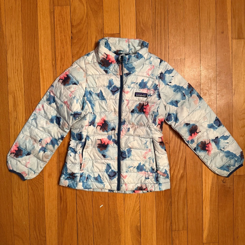 Patagonia Girls Down Sweater Jacket size XS 5-6
